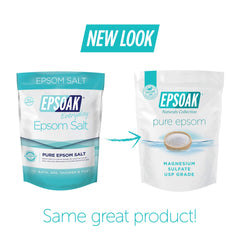 Epsoak sel d'Epsom sans parfum pour bain relaxant