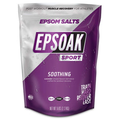 Epsoak Sport—bain relaxant à la lavande pour détendre les muscles après l’effort