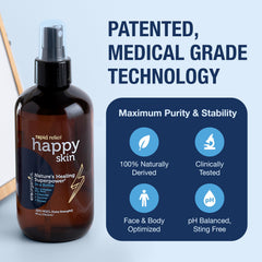 Era Organics Happy Skin HOCl spray mist on face for gentle cleansing