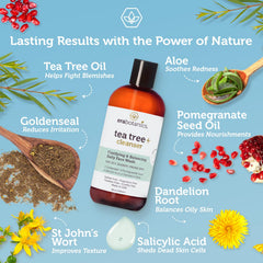 Era Organics Purifiant Arbre à Thé Peau Grasse - nettoyage efficace pour peau équilibrée.