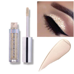 Ombre à paupières Eschindler scintillante en liquide avec paillettes pour un regard profond.