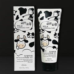 Esfolio mousse nettoyante texture crèmeuse, purification en douceur des pores.