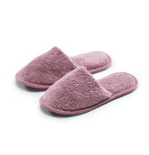 ESKYMODE chaussons coton douceur prune – texture textile agréable et confort quotidien