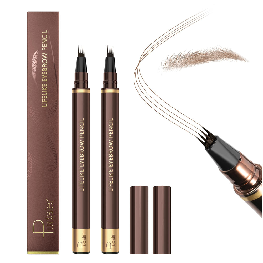 Espoce crayon sourcils à 4 pointes précises pour un rendu naturel.