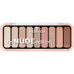 Palette Essence Édition Nude Ombre Champagne Perle – éclat subtil pour un regard lumineux au quotidien.