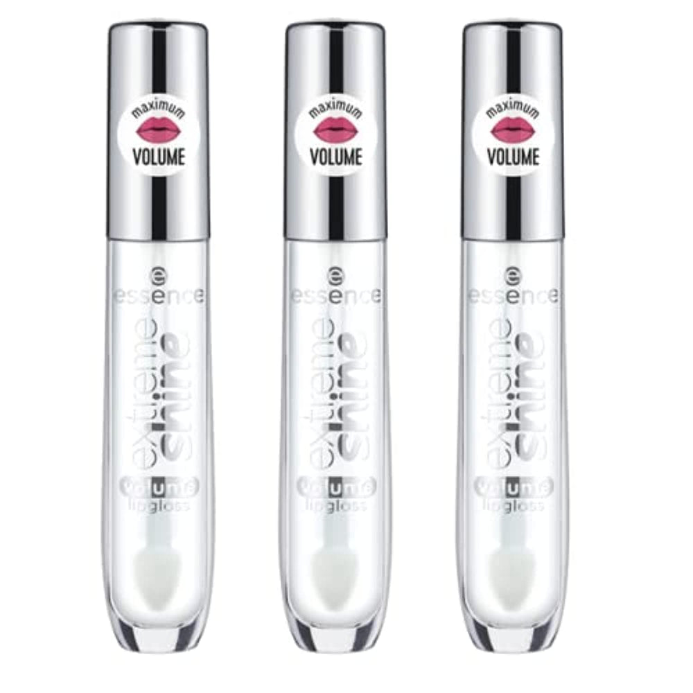 Essence Gloss Extrême Brillance — bouteille lumineuse pour un fini miroir sur les lèvres.