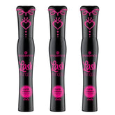 essence Lash Princess Curl and Volume Mascara with curl-volume brush for dramatic lashes