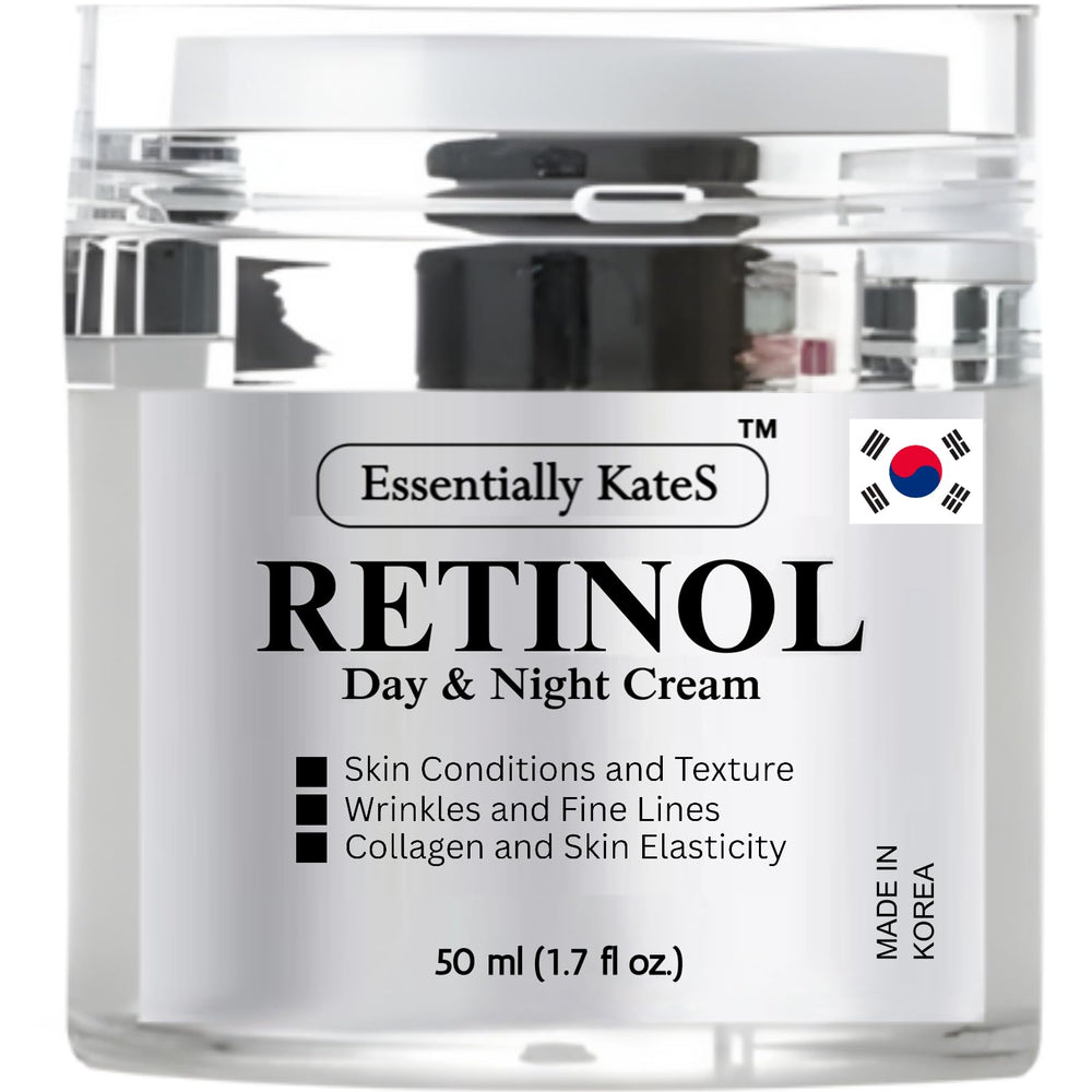 Essentially KateS Retinol Crème Visage-Oeil, bouteille pratique pour application douce