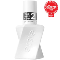 Essie Gel Couture, brillance effet gel, finition miroir et éclat.