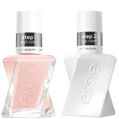 Échantillons couleurs Essie Gel Couture pour un nuancier chic.
