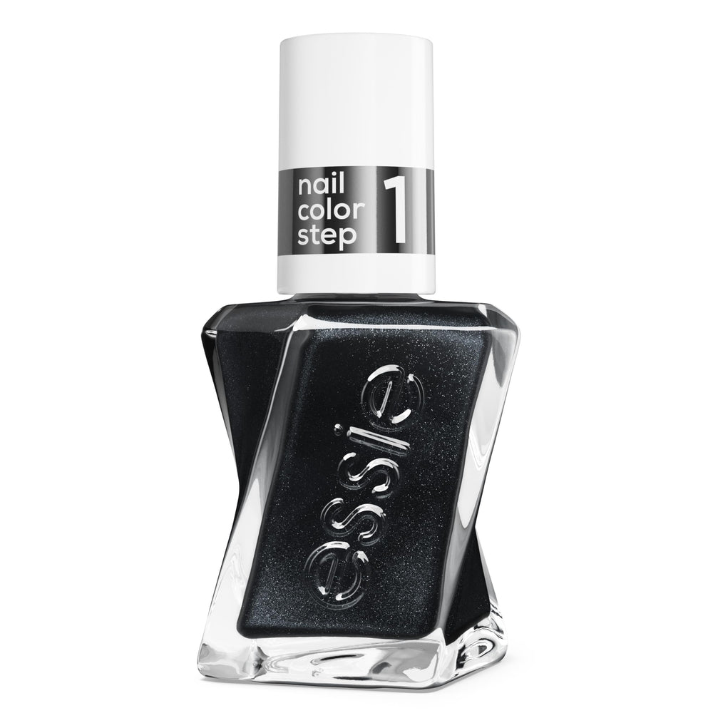 essie gel couture liquid diamonds bottle closeup with diamond-dusted finish and gel-like shine