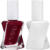 Essie Gel Couture Gala-Vanting, couleur longue tenue et éclat.
