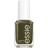 Essie Meet Me at Midnight vernis olive crème, couvrance lisse et brillante.