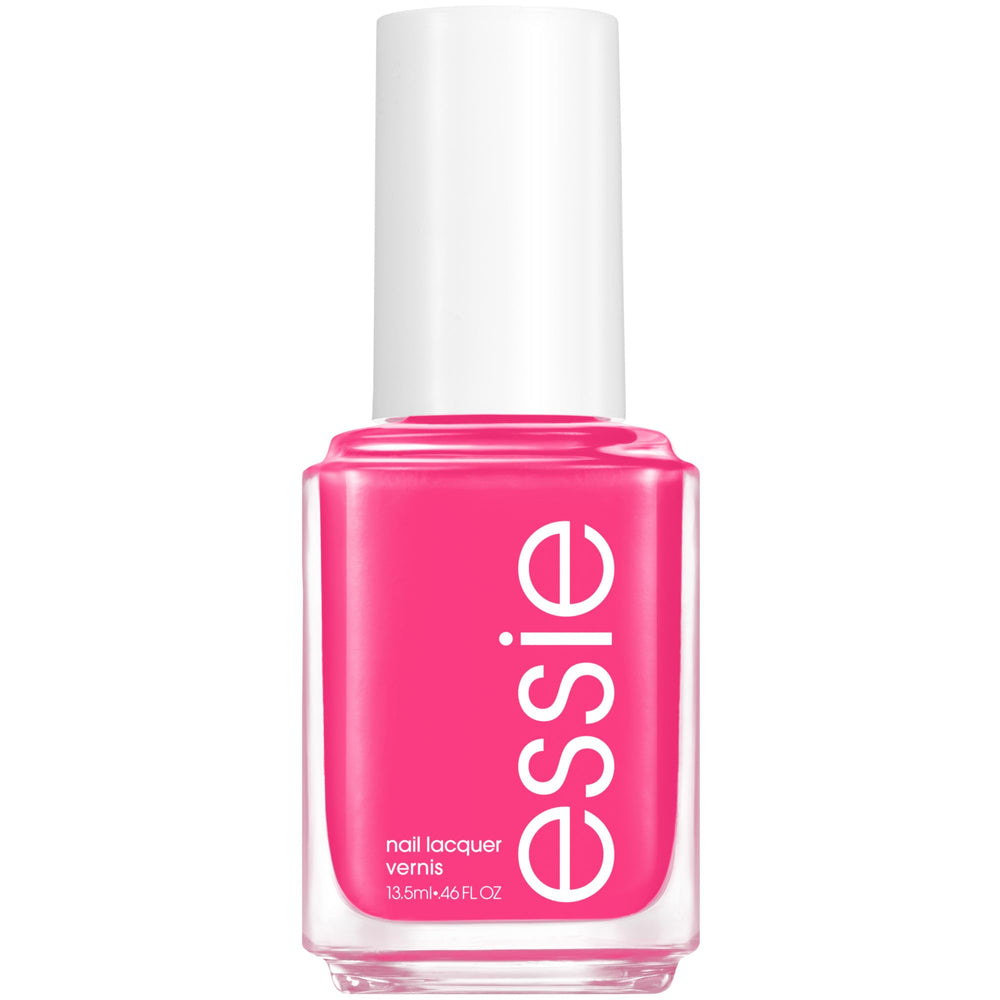 Essie Mod Square, flacon rose vif pour une couleur éclatante.
