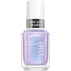 essie Ethereal Escape purple duochrome with blue shimmer pearls for dimensional nails