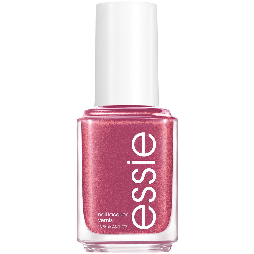 Vernis essie Ferris des regards mauve prune avec brillance pour une manucure chic