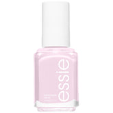 Vernis essie dans la bouteille rose pâle, fini brillant, présentation élégante.