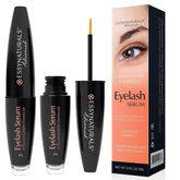 EssyNaturals Eyelash Serum bottle promoting lash growth and conditioning.