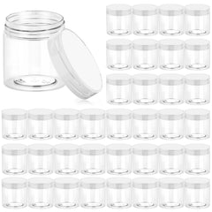 Eternal Moment bocaux plastiques 4oz ronds pour échantillons et cosmétiques.