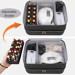 Ethereal organisateur-vernis compartiment supérieur: accueille lampe et outils professionnels