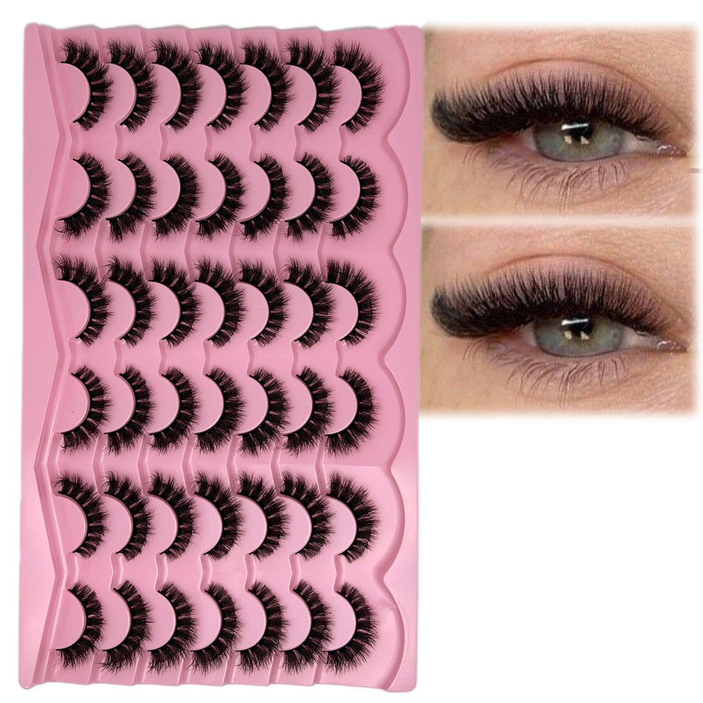 Etokdos cils regard chat 21 paires: effet regard chat naturel et durable.
