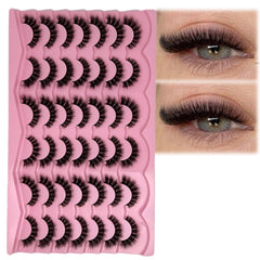Etokdos cils regard chat 21 paires: effet regard chat naturel et durable.