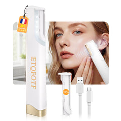 ETQFOTF Sonic Dermaplane visuel visage femme — peau plus lisse et éclatante.