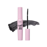 ETUDE Curl Fix Mascara – brosse carrée pour une courbure précise et sans paquets.