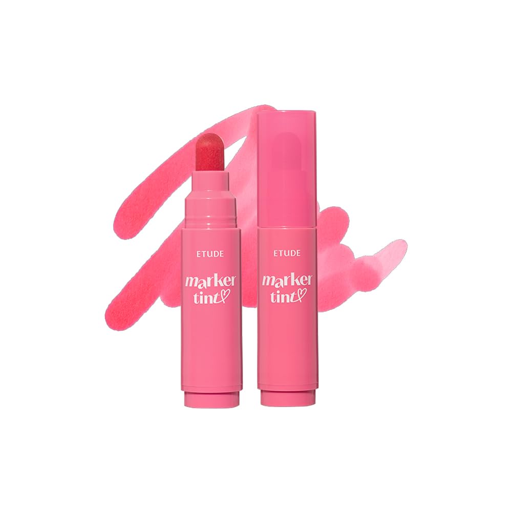ETUDE Dear Darling Marker Tint fraise-bouteille offre couleur longue tenue et hydratation.