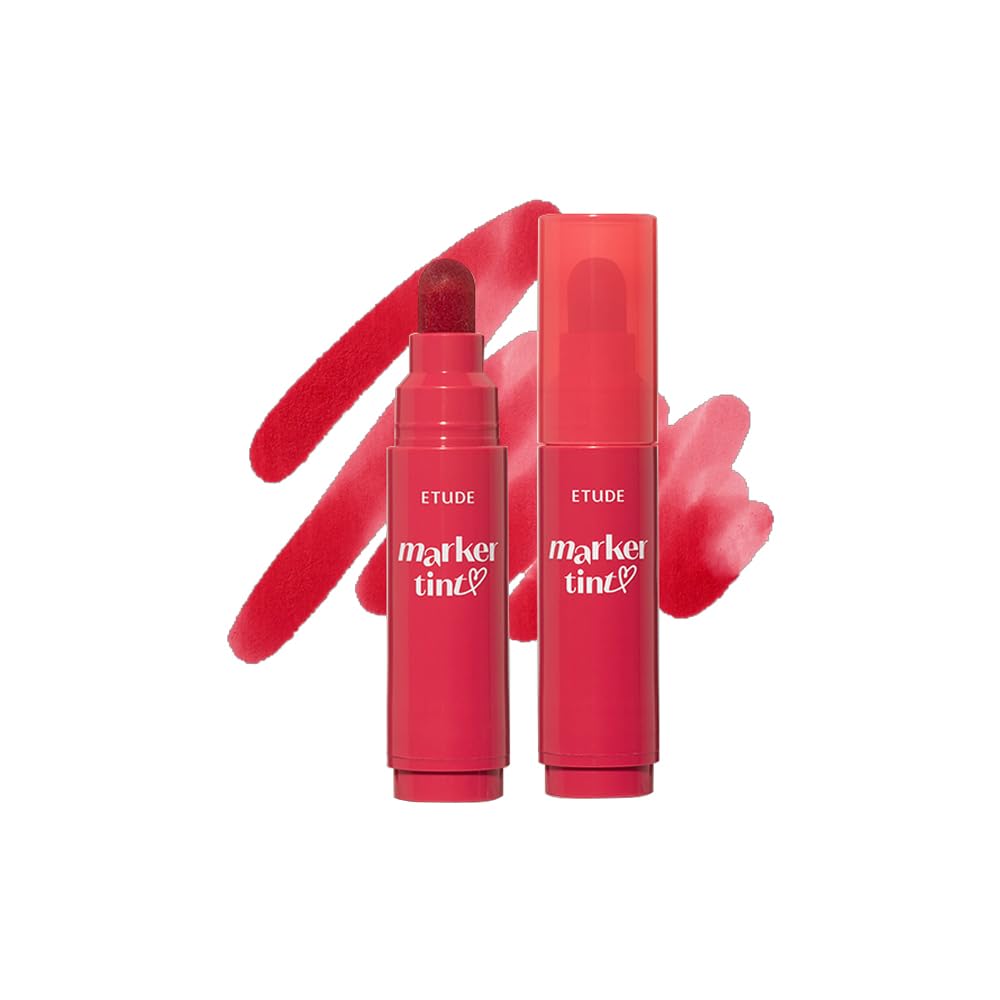 ETUDE Dear Darling Marker Tint Raspberry Pop flacon vibrant et hydratant pour les lèvres