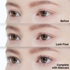 ETUDE Dr. Mascara Fixer teinte noir – tenue renforcée pour cils.