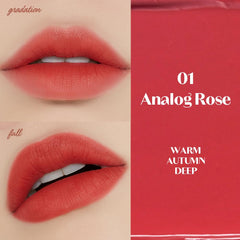 Échantillon-teinte Analog Rose sur peau, couleur naturelle et pigmentée