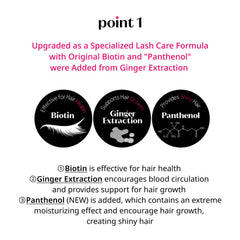 Cils plus sains grâce au sérum ETUDE, enrichi en biotine et panthénol.