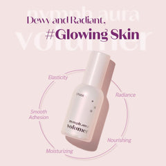 ETUDE Nymph Aura Volumer texture swipe for smooth priming