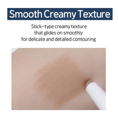 ETUDE Reborn Maker Contour Stick blends smoothly to sculpt cheekbones with precise definition.