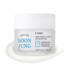 ETUDE SoonJung Crème hydro-barrière : texture légère et hydratante pour peau sensible.