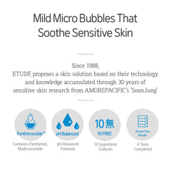 ETUDE SoonJung Panthenoside, apaisement et soin de la barrière cutanée.