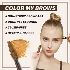 ETUDE Color My Brows applique le gel doux sans paquets pour un regard net.