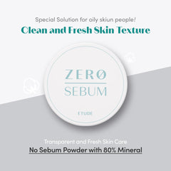 ETUDE Zéro Sébum Poudre Libre – contrôle durable du sébum
