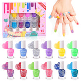 ETYJO vernis enfants coffret 12 couleurs pour jeux créatifs et sûrs.
