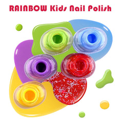 ETYJO vernis enfants palette arc-en-ciel pour activités artistiques.