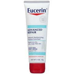 Crème Eucerin Advanced Repair emballage élégant et pratique.