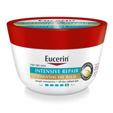 Baume Eucerin dans le pot, hydratation intensive pour peau très sèche.