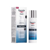 Eucerin Crème Nuit Hydratation: bouteille visible et hydratation nocturne