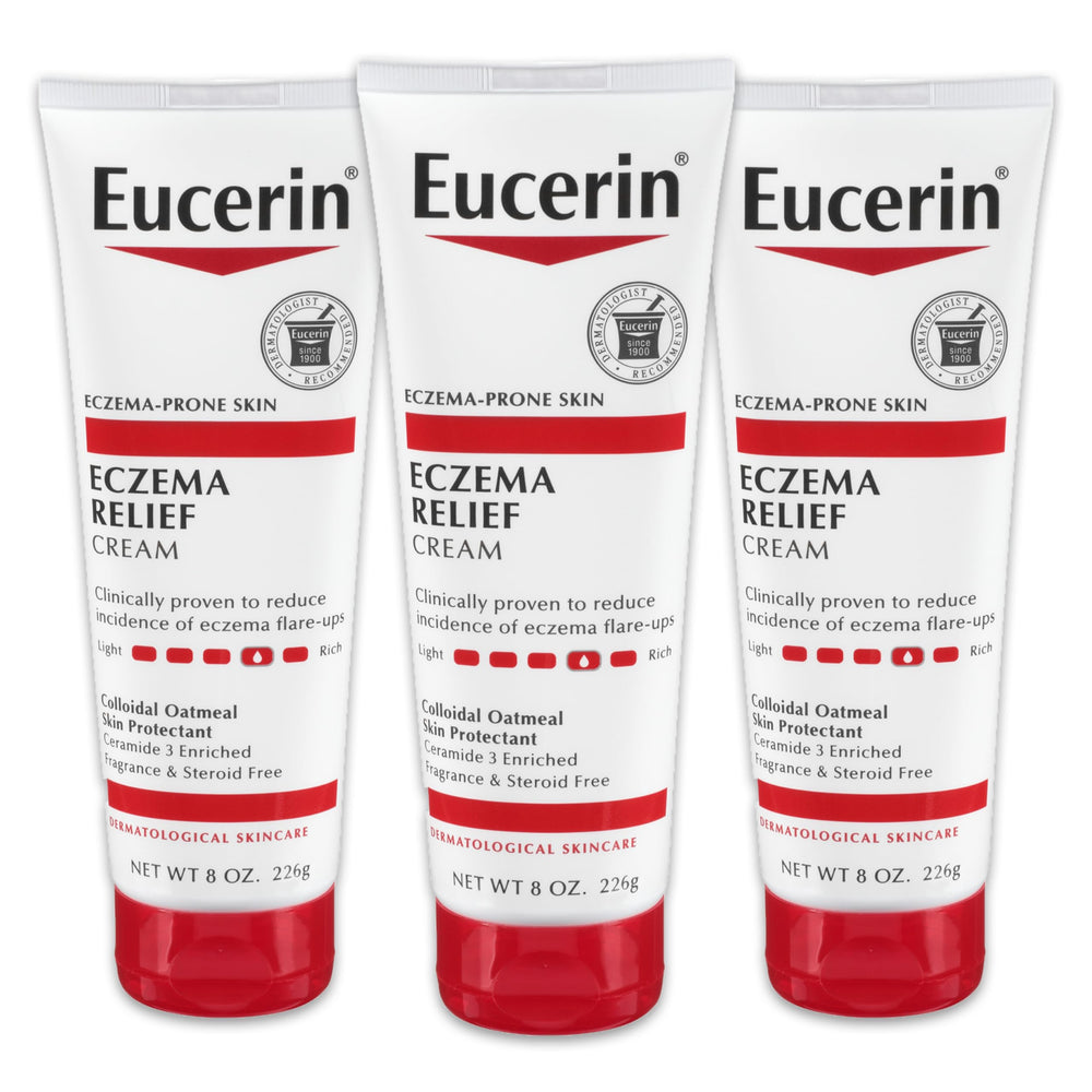 Eucerin Eczema Relief en tube pour une hydratation ciblée et efficace.