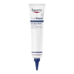 Eucerin UreaRepair Plus 30% Urea, crème hydratante, apaise tiraillements de la peau sèche.