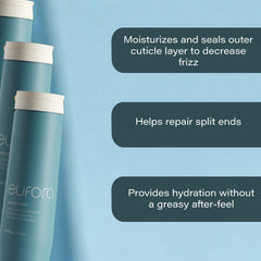 Eufora Conditionneur après lavage – cheveux bouclés hydratés et plus faciles à démêler.