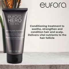 Eufora Hero Men – Complexe ProAmino Peptide, fortifie et apaise les cheveux.