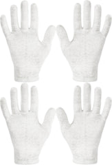 Gants Eurow nocturnes retiennent la lotion pour une peau plus douce.