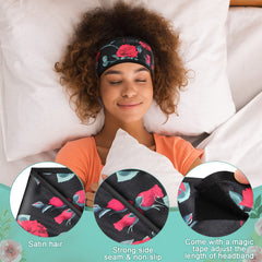 Eurzom wrap satin imprimé léopard : look chic et maintien sûr pendant le sommeil